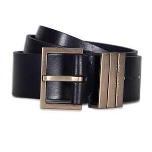 1423 Women's 1.5 Inch Leather Belt With Metal Keeper, Adjustable & Simple